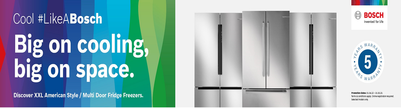 The XXL fridge freezer range from Bosch