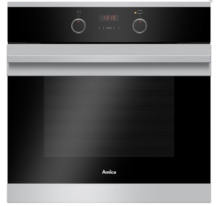 Amica ASC310SS Enamel Interior, Single Multifunction Oven, Electric, A Energy